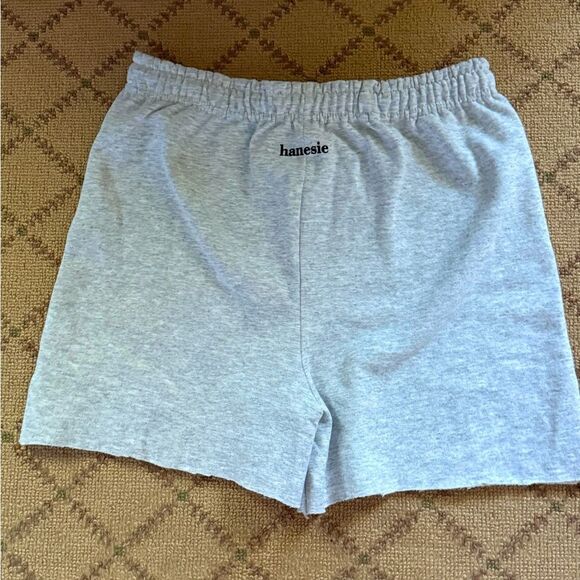 Hanesie cut off sweat shorts w embroidered Rainbow  M - Picture 6 of 10